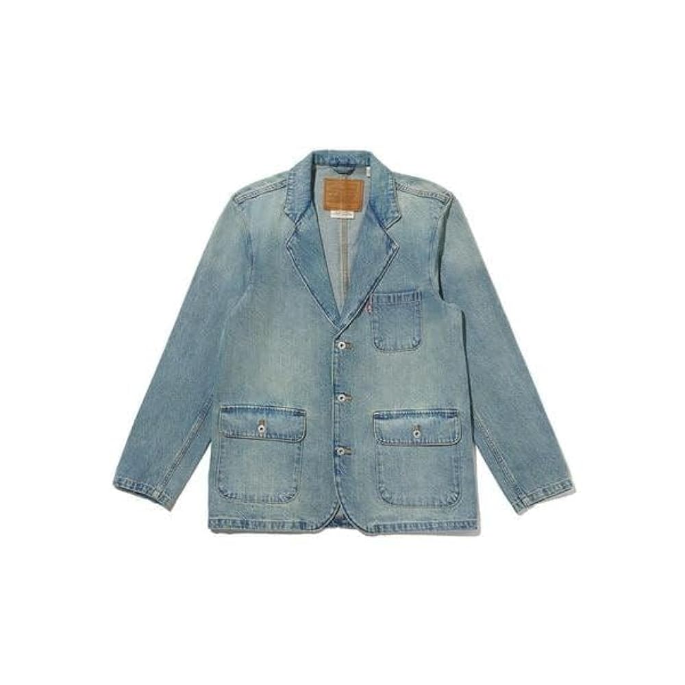 Amazon.co.jp: [リーバイス] デニム ブレザー Medium Indigo